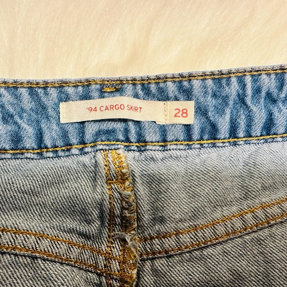 Levi's Classic Blue Mini Skirt